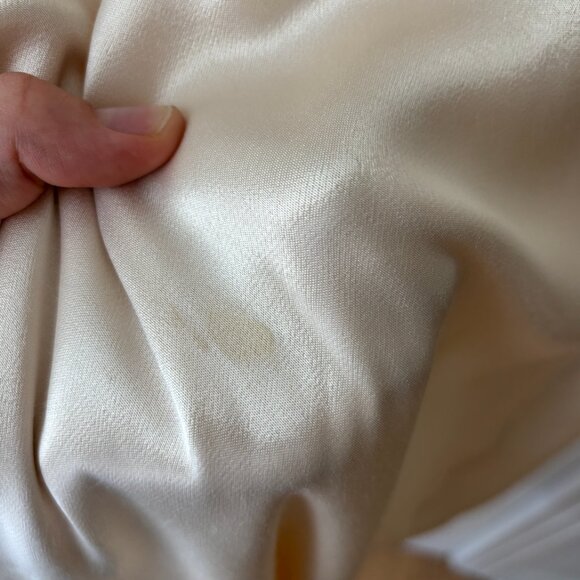 Shona Joy La Lune Frill Cuff Bias Midi Dress in Cream - Size 6 - Picture 10 of 12